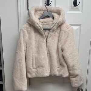 Industry Cream Hooded Jacket